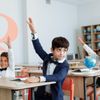 Abstract icon for students and learning